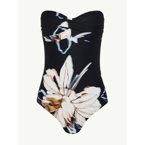 Sea Level Australia La Luna Twist Bandeau One Piece Swimsuit US 8